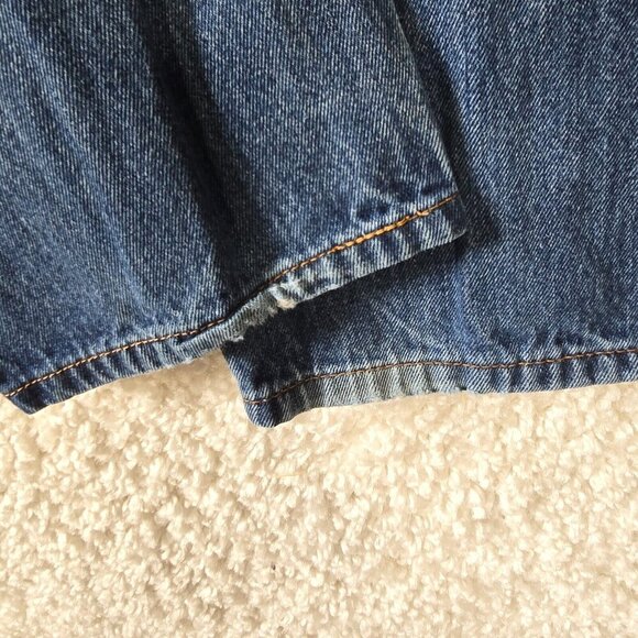 Levi’s 505 Mens Straight‎ Fit Jeans Size 34x32 (fits 32x30) Medium Wash Denim - Picture 7 of 15